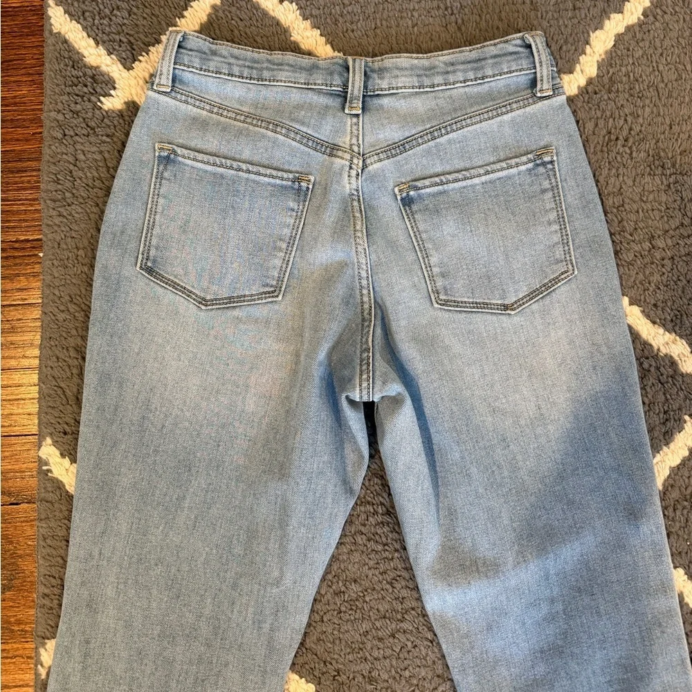 Old Navy High Rise Straight Built In Warm Jeans